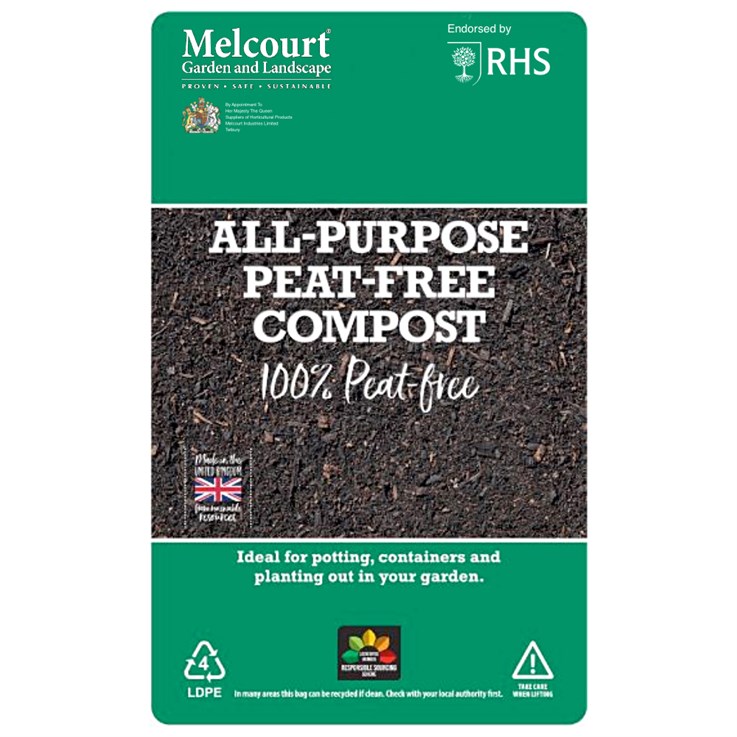 Melcourt All-Purpose Peat Free Compost 40Ltr Bag